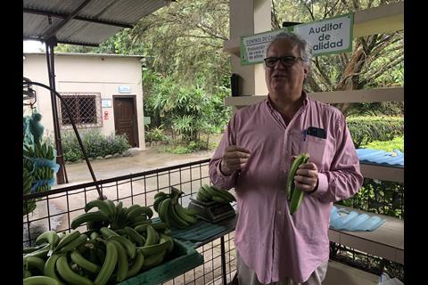 Marcel Laniado says low banana prices are a major problem